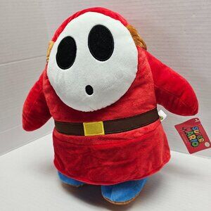 W Tag Original Big Wide Super Mario Nintendo SHY GUY Video Game Plush 2022
